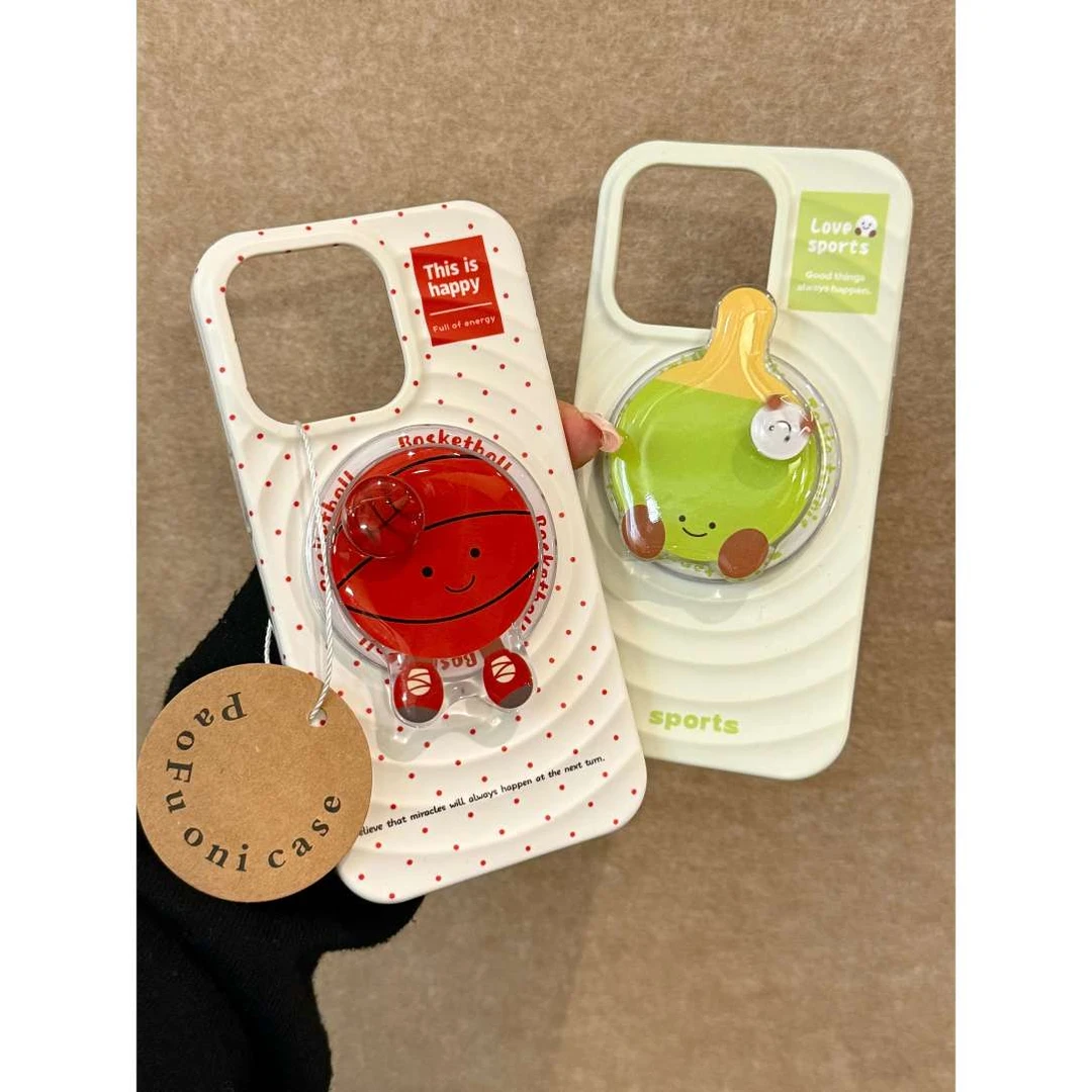 兵兵羽毛球波漾磁吸壳适用iPhone16苹果15手机壳13防摔14promax软