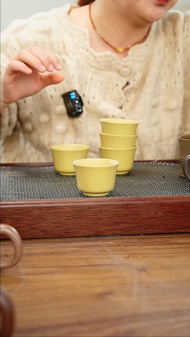 【闪购商品】紫砂茶壶本绿杯-50cc