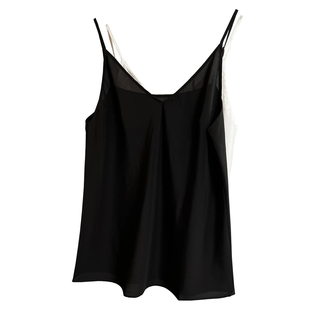 GAO端真丝吊带背心GD0702