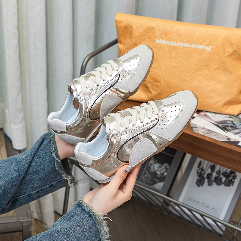 【棠棠潮鞋】洋气名媛高级德训鞋/旅游鞋2026春季新款板鞋小白鞋