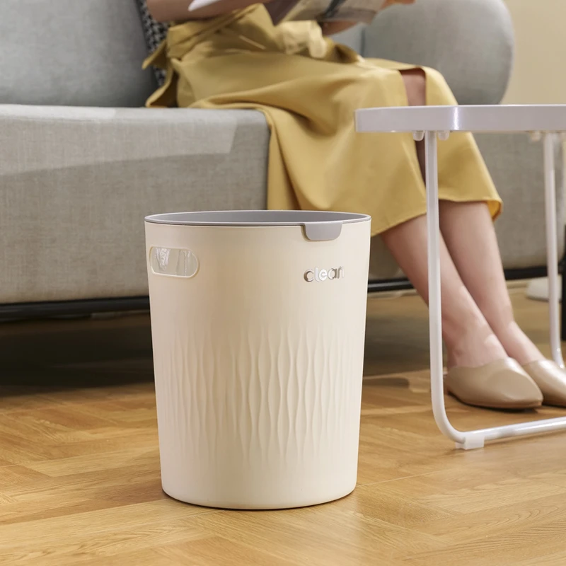 北杉轻奢垃圾桶大容量新款带压圈家用卧室网红ins卫生间客厅厨房