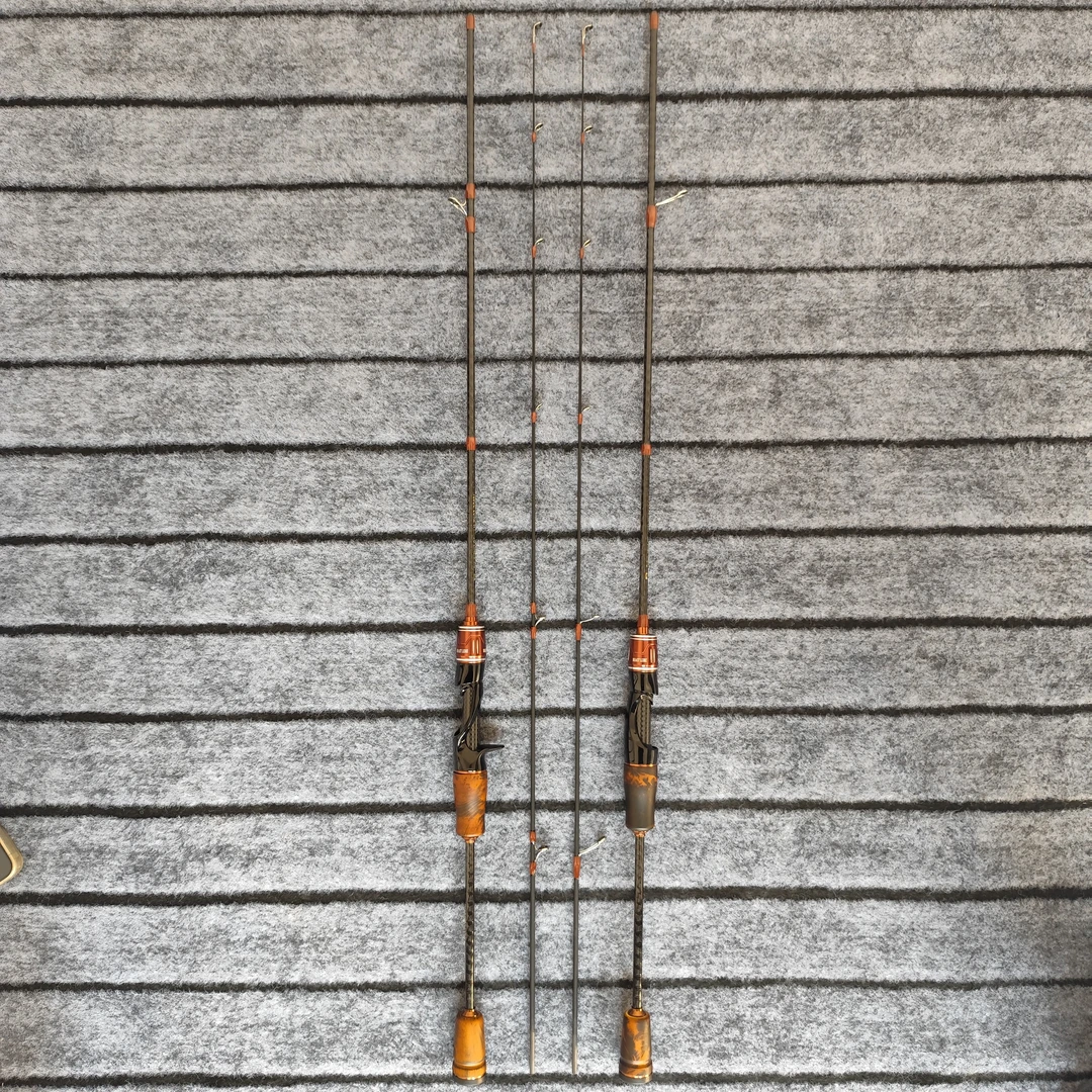 马口天然实木高碳素UL实心路亚杆微物马口杆路亚竿钓白条超轻超软