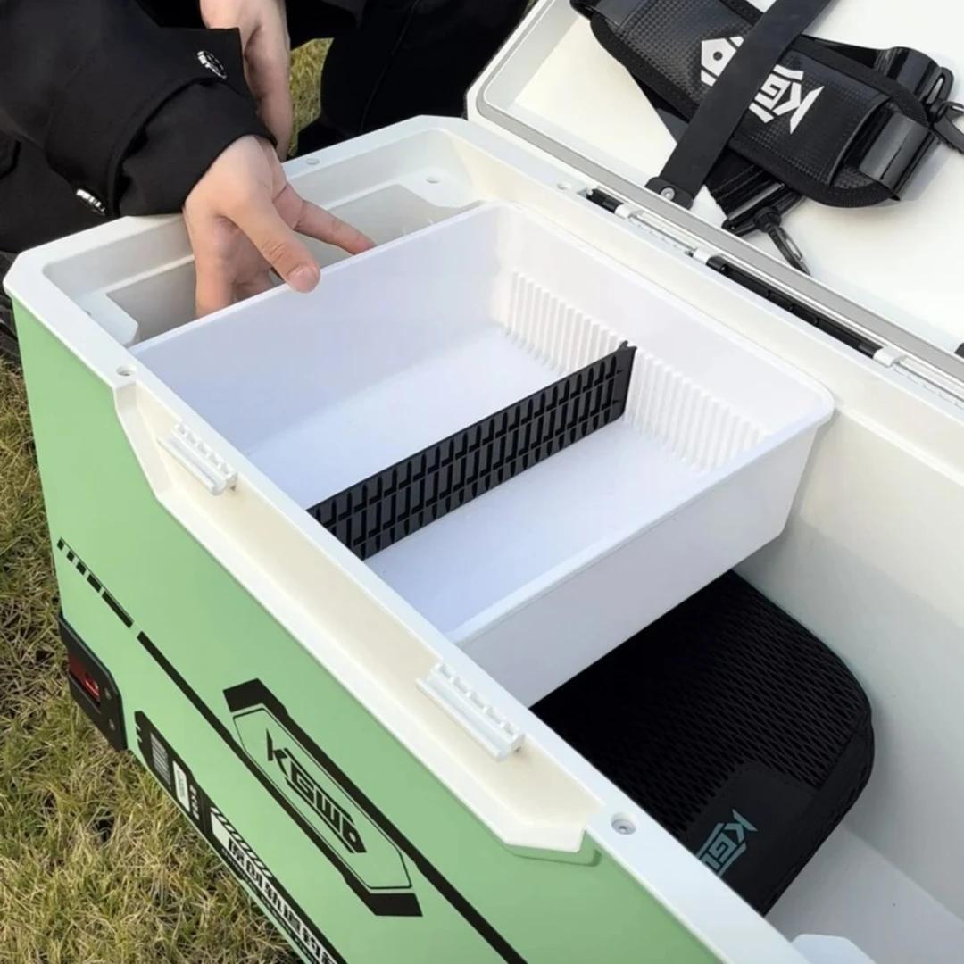【空钩悟道禅钓定制】钓箱方盒工具盒隔挡冰箱垂钓鱼箱配件收纳盒