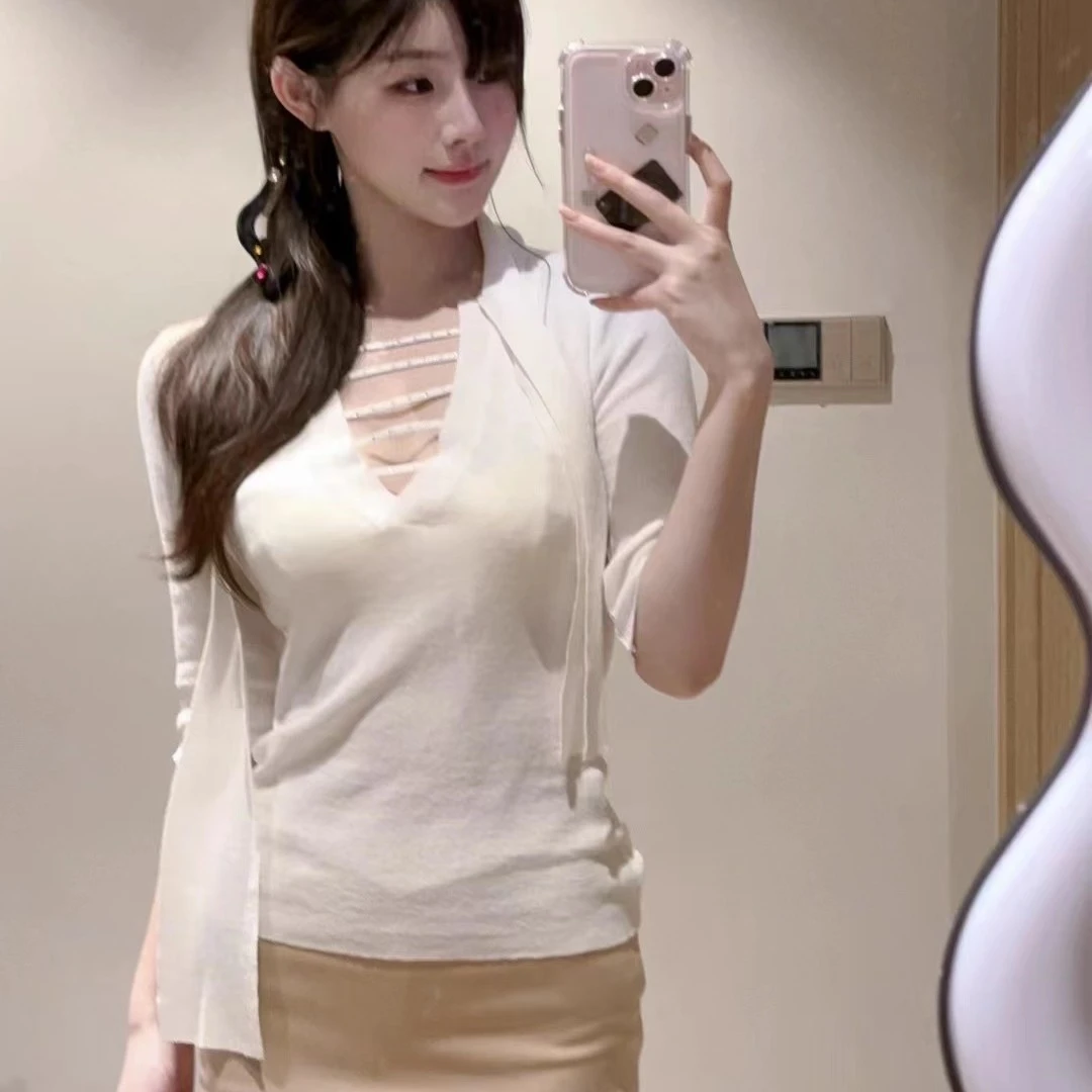 fussyy半袖【天使之恋系列】新款纯欲显瘦性感吊带风舒适少女半袖