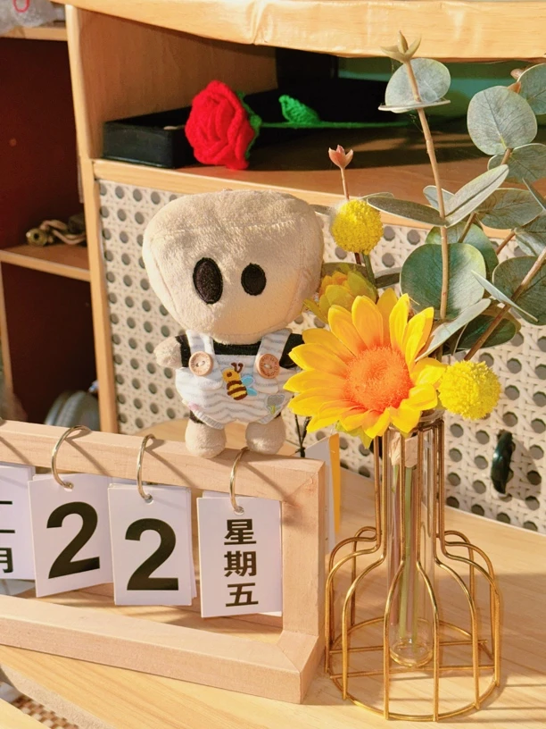 dsp玩偶蜜蜂娃衣薛之谦纸袋人变装花朵毛绒天外来物小D（只售衣服）