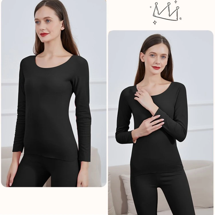 双面德绒亲肤无痕保暖套装