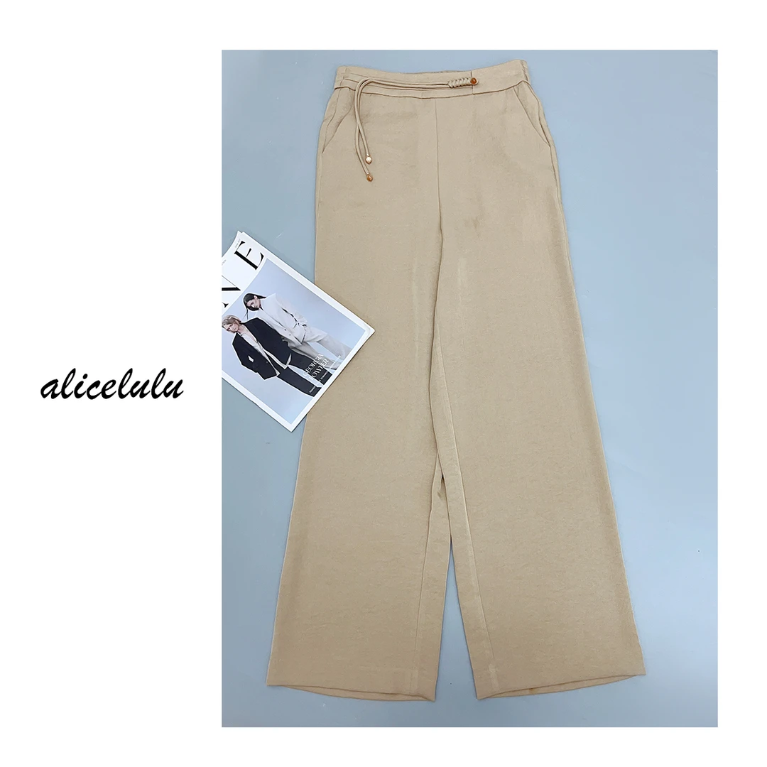 2 ALICE “纳凉小调”休闲裤 国风优雅 轻盈飘逸 S621586T