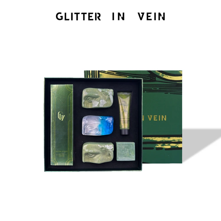球球优选 GLITTER IN VEIN抹茶净颜绿皂+皂液礼遇装 48H发货