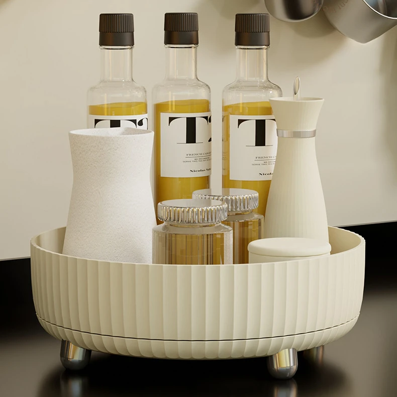 旋转调料置物架厨房台面多功能油盐酱醋瓶罐调味料用品大全收纳盒