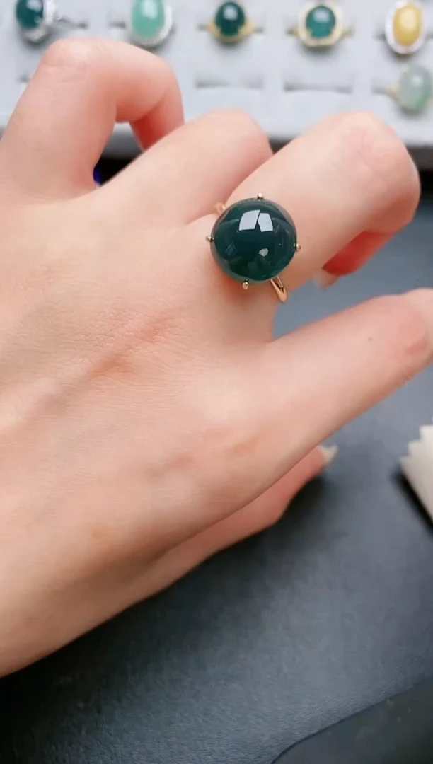 【闪购商品】翡翠戒指银S925镶嵌.......