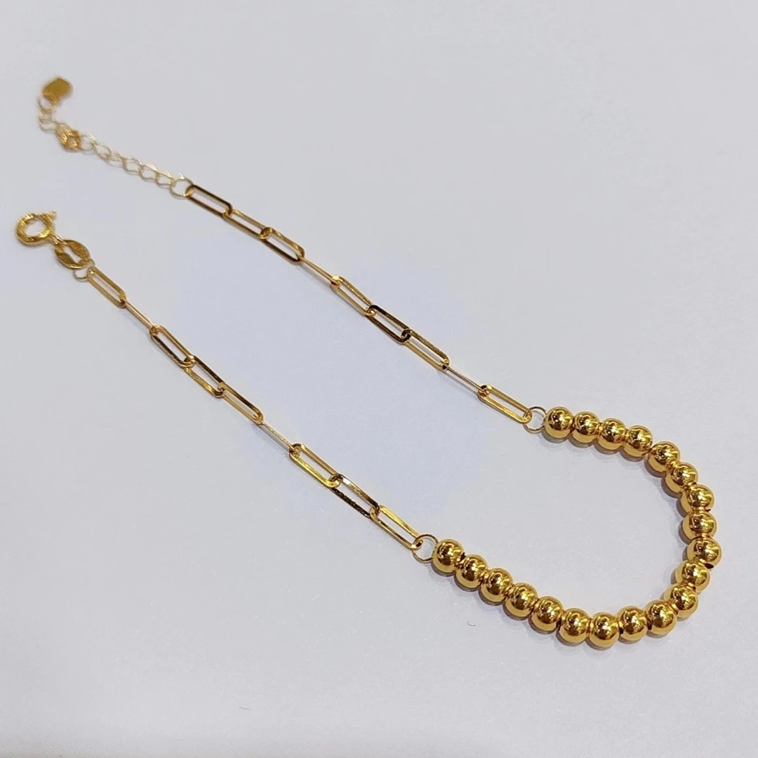 【雅嘉珠宝】18K（素款）时尚手链