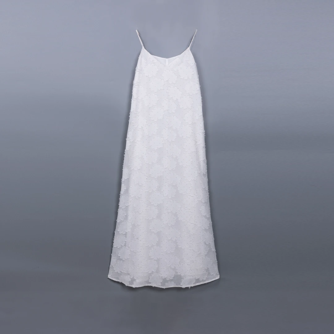 【曼姐】“春光明媚”定制吊带连衣裙 37866