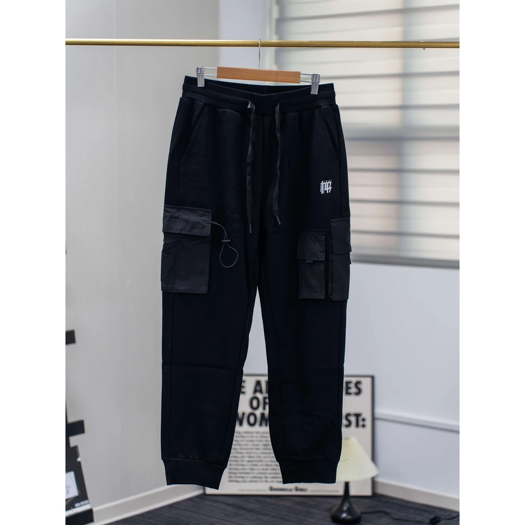 冬季男女款针织加绒加厚长裤休闲裤 079