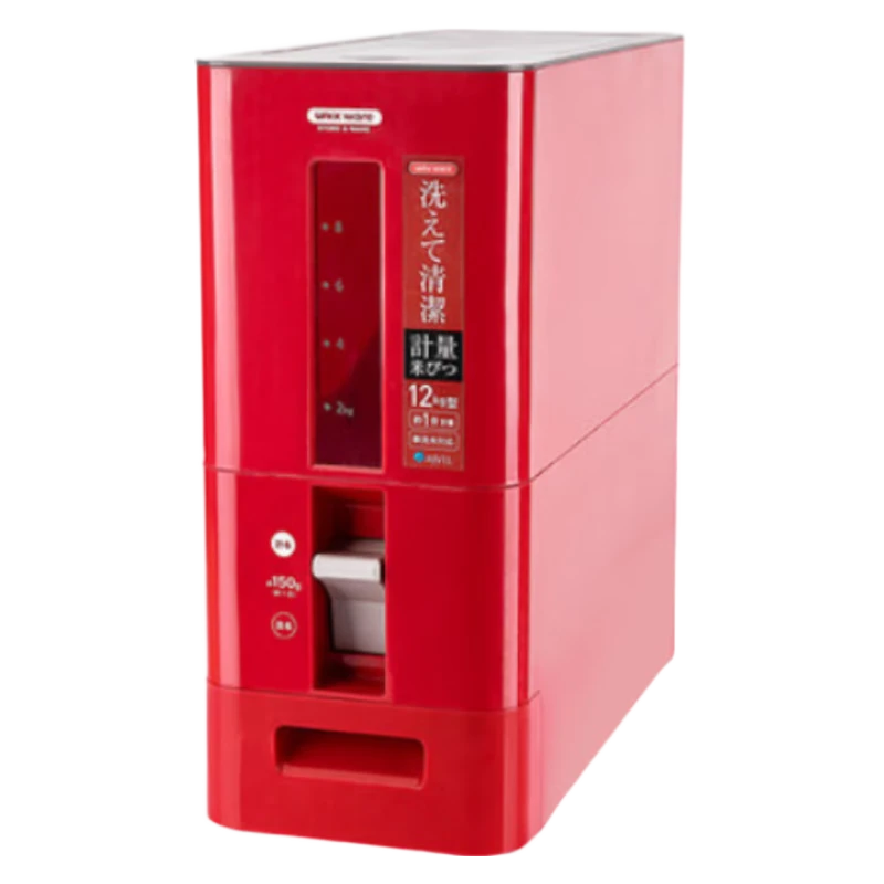 珊谷日本进口ASVEL米桶防潮密封24斤米缸自动出米装米箱167