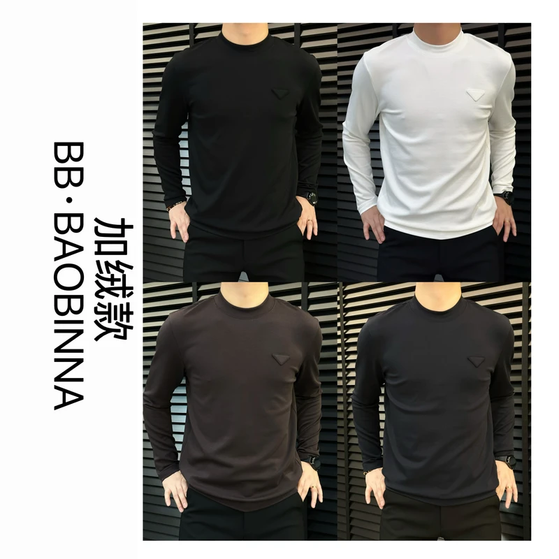 小野· 男装 | "简约 · 轻奢"时尚舒适圆领长袖小衫136