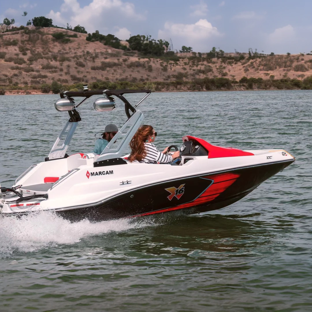 4座运动快艇含动力 玻璃钢快艇高速艇钓鱼船