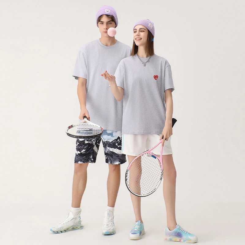 CDG宽松圆领夏季短T情侣款5