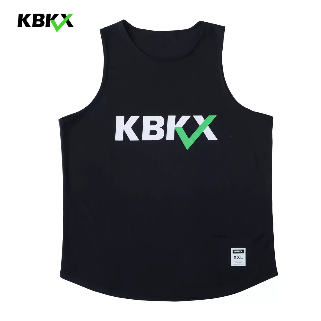 KBKX美式篮球背心夏季吸汗速干训练跑步坎肩运动宽松投篮健身背心