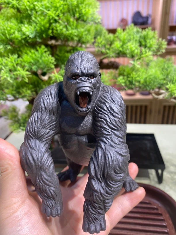 紫砂茶宠 全手工金刚 原矿黑泥制作