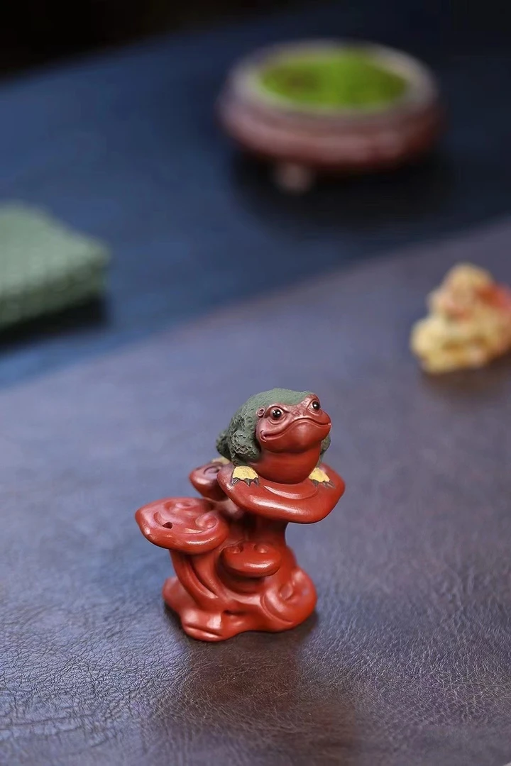 精品紫砂茶宠 灵芝香插