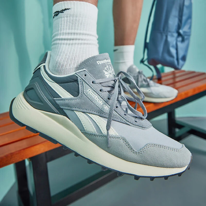 Reebok锐步官方男女LEGACY蕾格西复古透气缓震休闲鞋 H68651