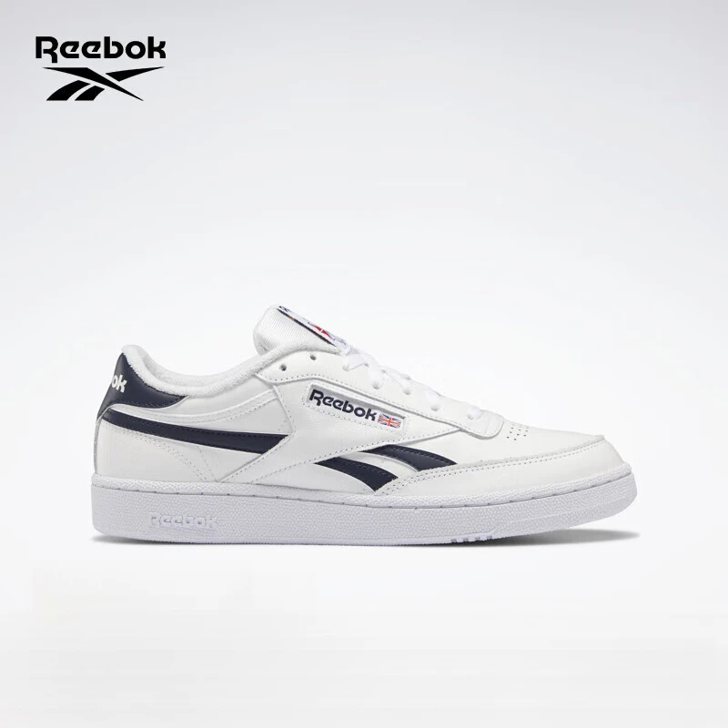 Reebok/锐步方男款CLUB C REVEGE经典复古运动休闲小白鞋板鞋