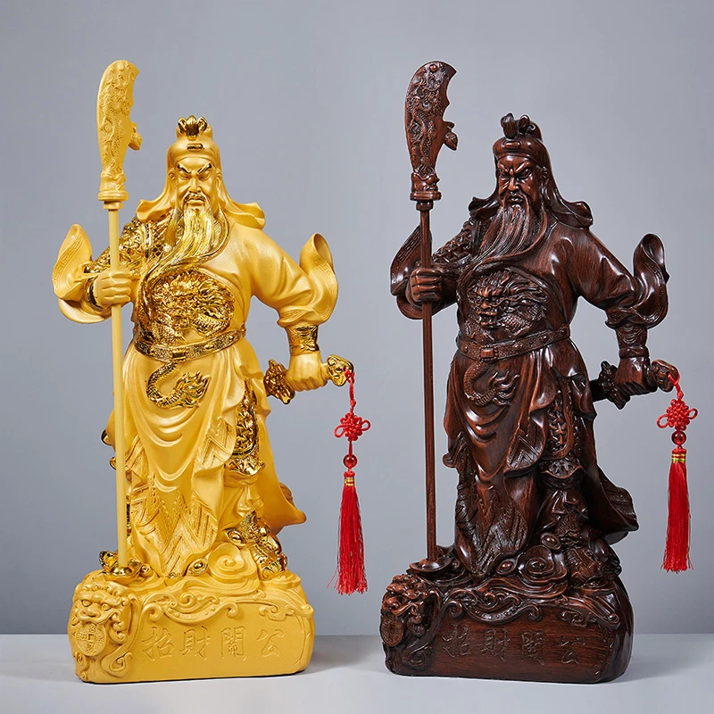 关公摆件客厅玄关家居饰品关云长关二爷办公室摆设乔迁开业送礼品