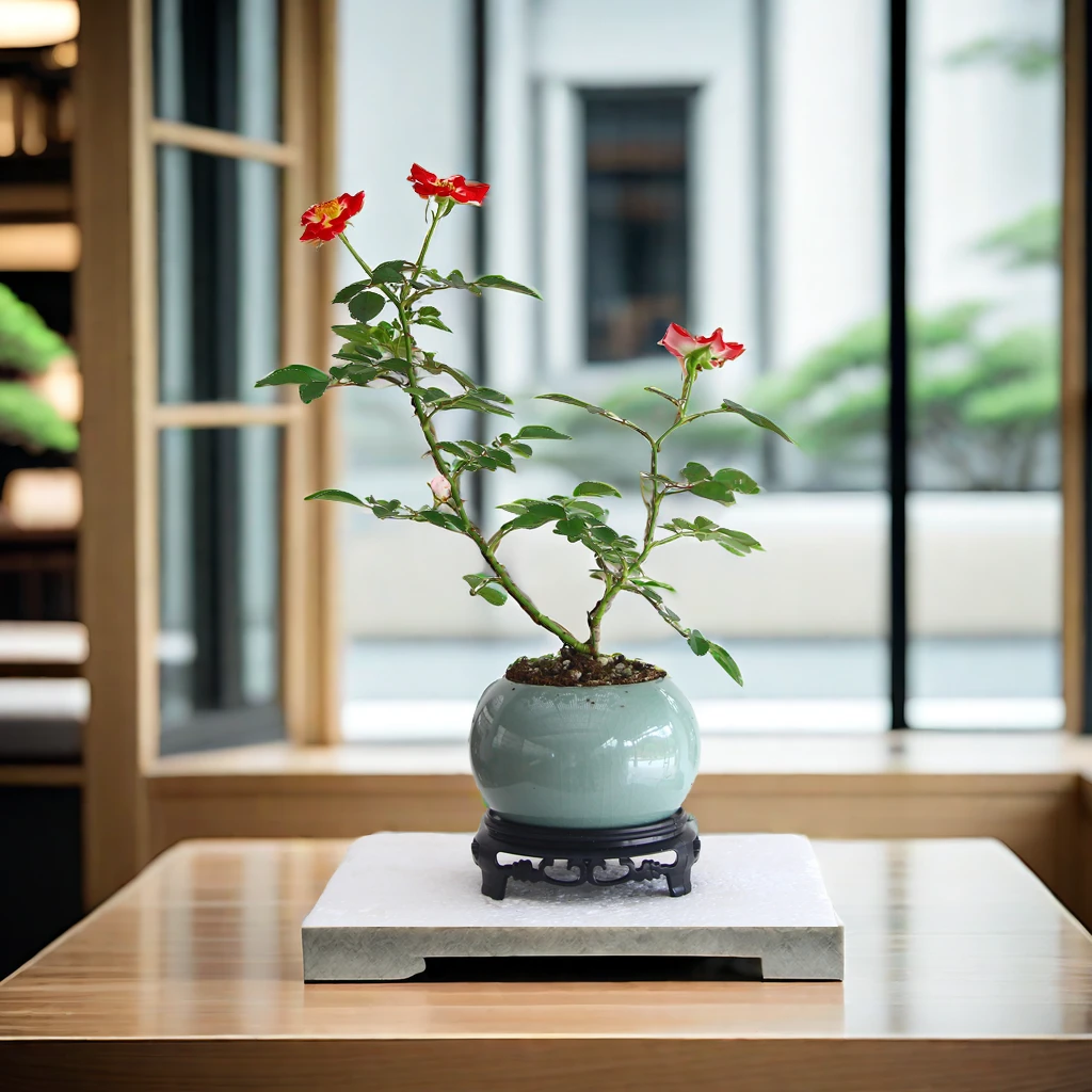 小画家四季繁花开花月季阳台室内绿植季节养护光照春夏季水培植物