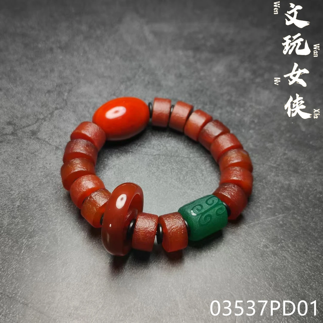 《文玩女侠慧慧》精品玛瑙手串13+【文玩探宝】03537PD01H2-2