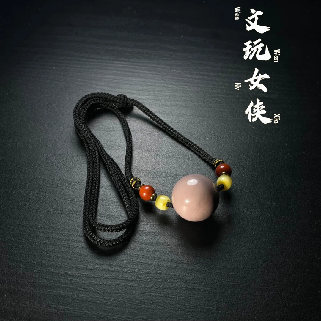《文玩女侠慧慧》精品石英质玉吊坠02979