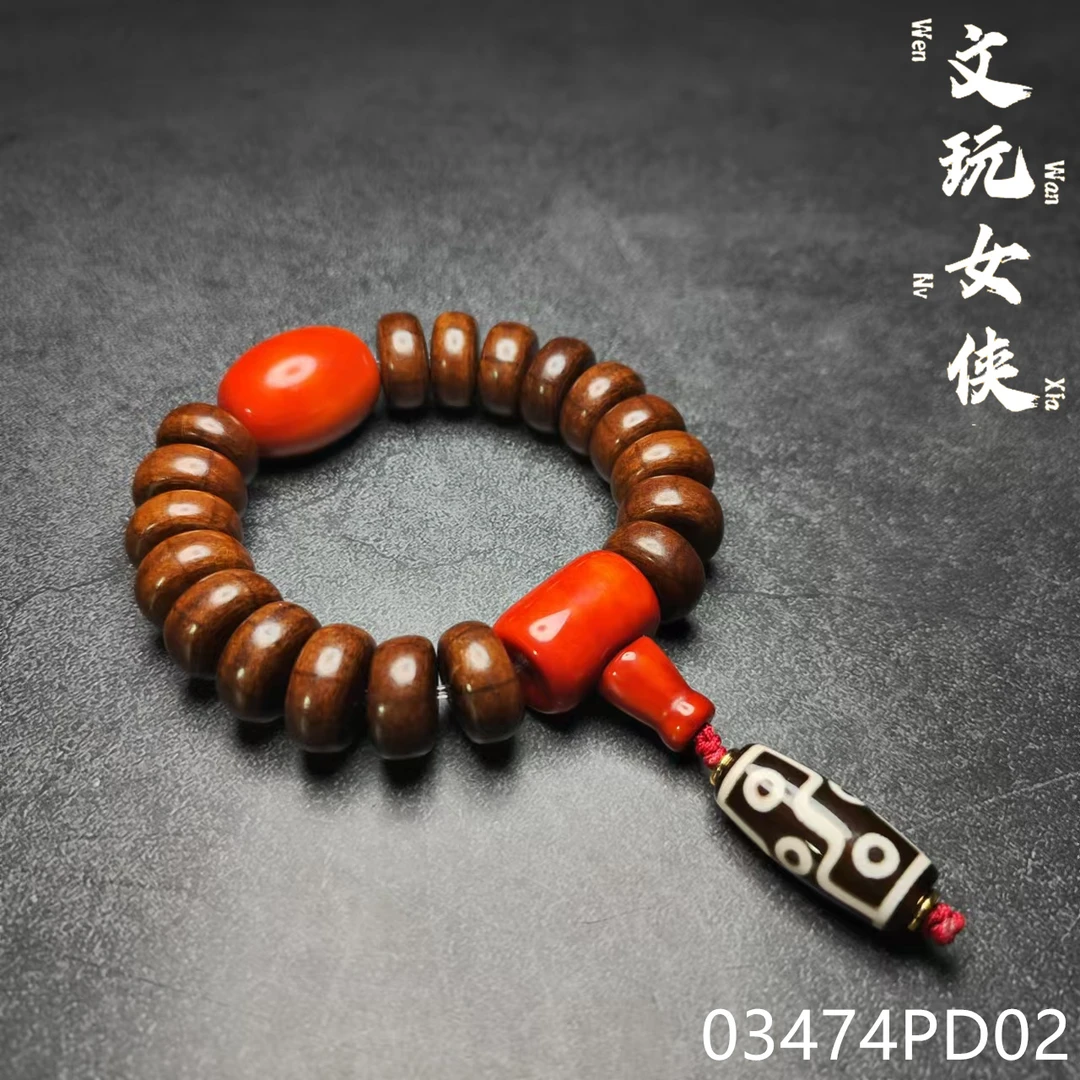《文玩女侠慧慧》精品六道木手串17【文玩探宝】03474PD02H1-6