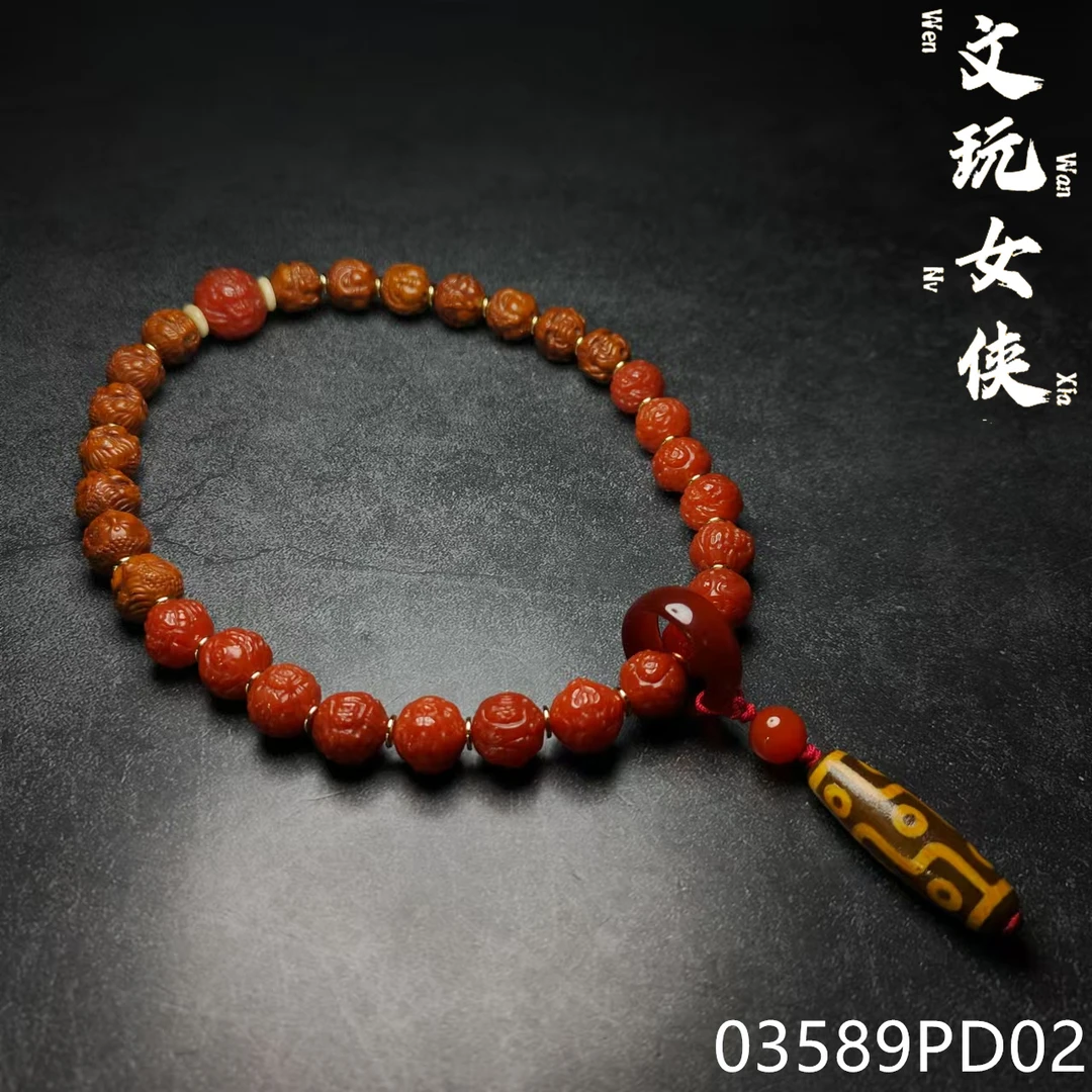 《文玩女侠慧慧》精品紫金鼠玛瑙手持13【文玩探宝】03589PD02H2-4