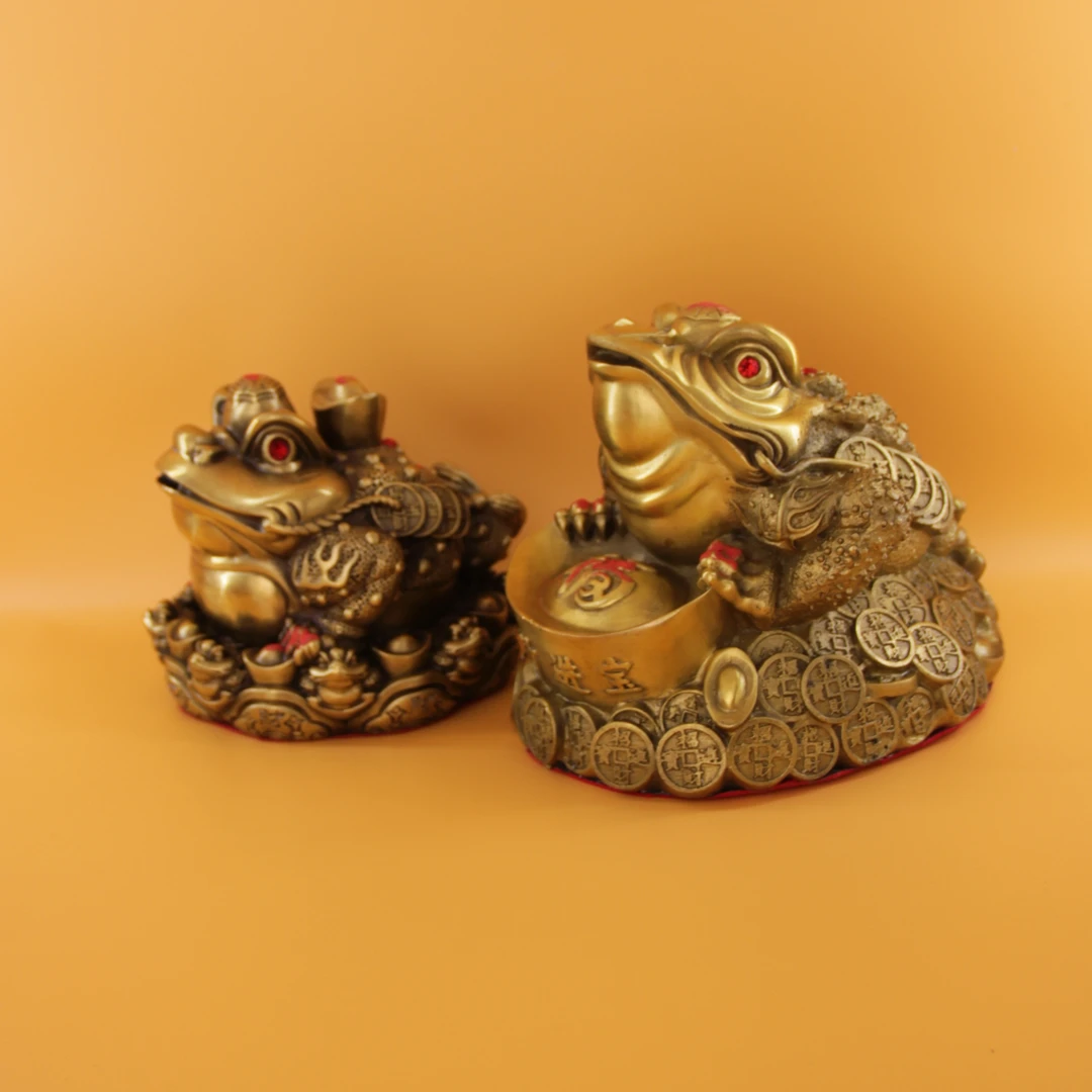 铜蟾摆件多款三足金蟾蜍装饰品