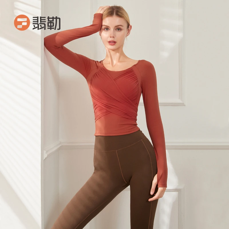 Fieder/翡勒瑜伽秋冬上衣雾都长袖FL-SWD736
