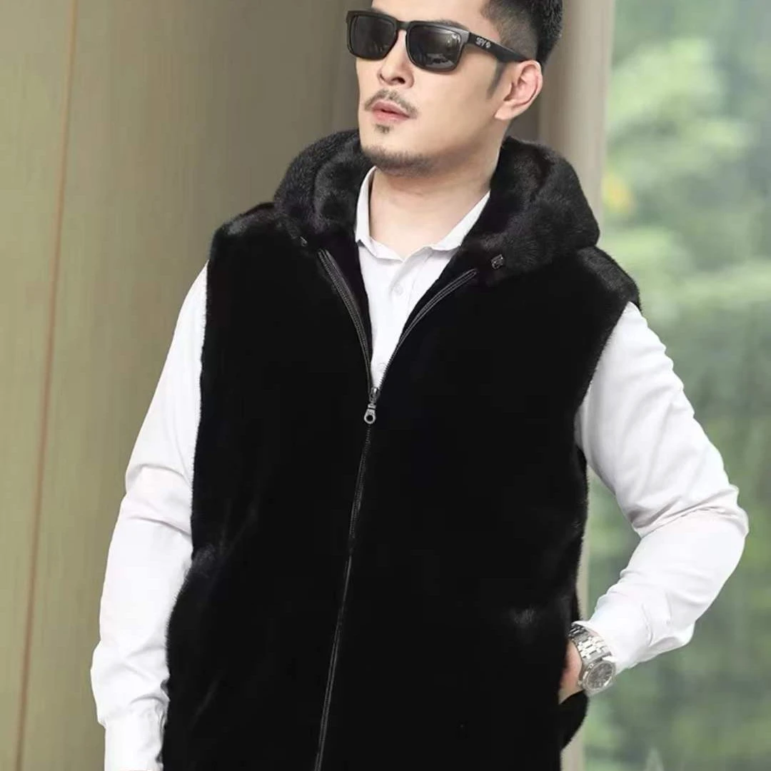 2025【正品马甲】冬季保暖时尚加厚男士 外套男款