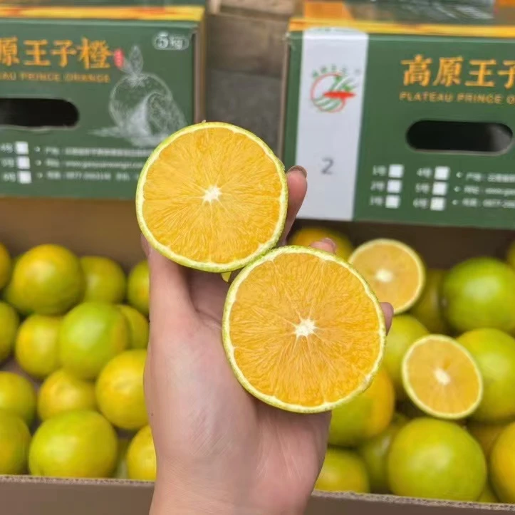 高原王子橙 当季限定 口感纯甜 橙香浓郁 徒手就能榨汁
