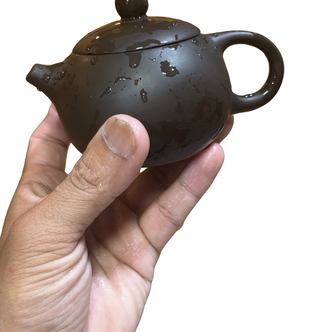 家用款紫泥西施160cc正宗紫砂茶壶泥壶小容量茶具紫砂壶