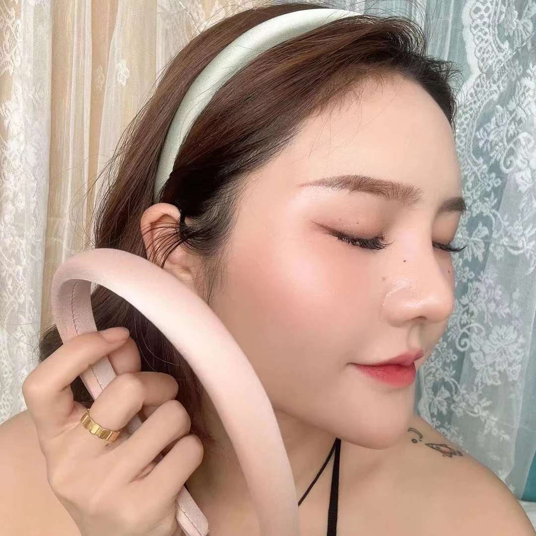 C6纯色海绵细边发卡发箍女新款夏季头饰发箍