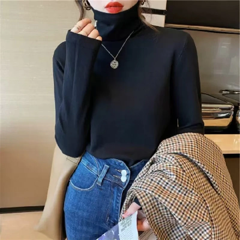 秋冬季弹力打底上衣