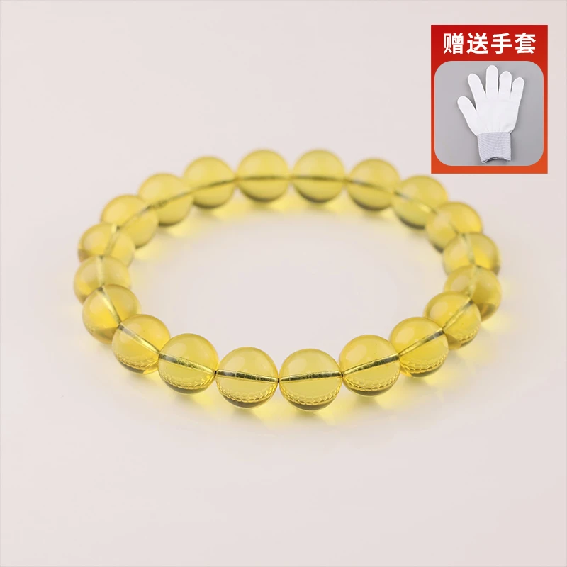 蓝珀单圈手串 8-9mm+左右【S7445】