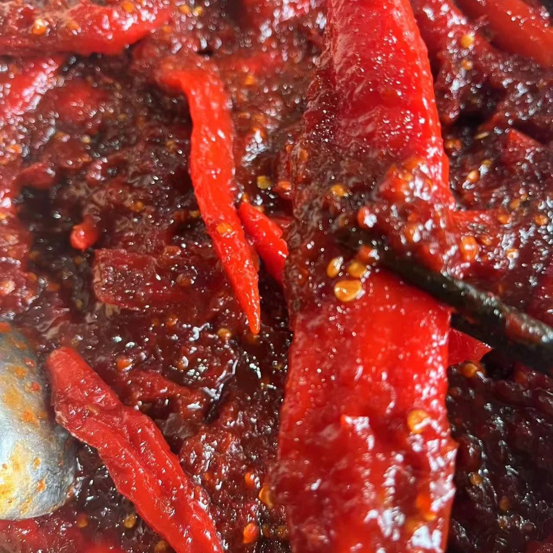 湖南双峰永丰辣酱天然晒制制作优质精选酱辣椒开胃下饭菜500g