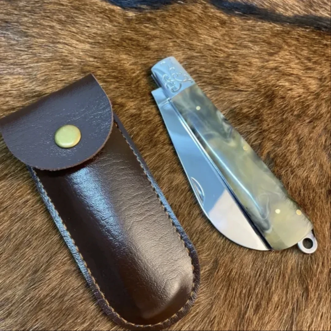 【新疆包邮】折叠野营手工锻打水果刀便携户外刀厨房削皮刀多功能刀