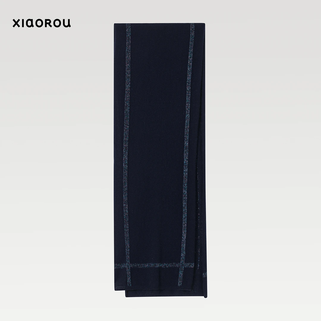 XIAOROU/小柔【清波老师专享】A9886新品100羊绒围巾秋冬保暖