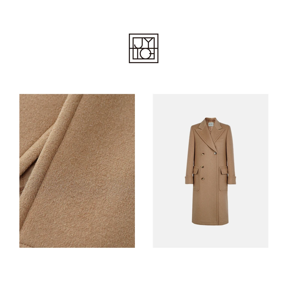 JiaoyeKequer【港岛日落】50%绵羊毛 长款大衣CZ-310DY-AYS3SD2275