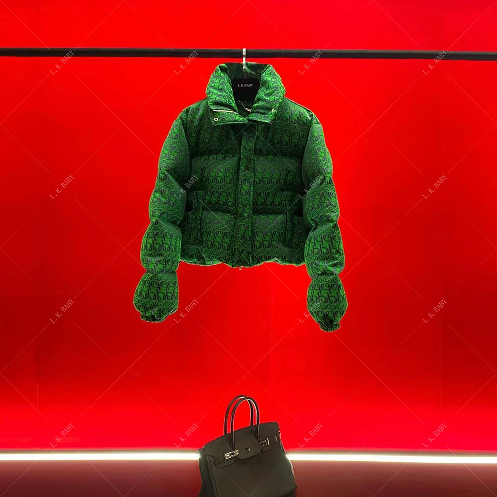【L.K.BABY】芭比赫林娜  高定三七提花90羽绒外套&*