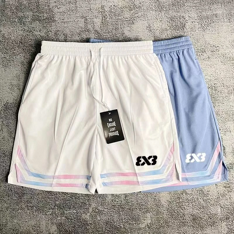3X3美式篮球裤男夏季运动短裤速干透气训练不过膝健身裤训练裤