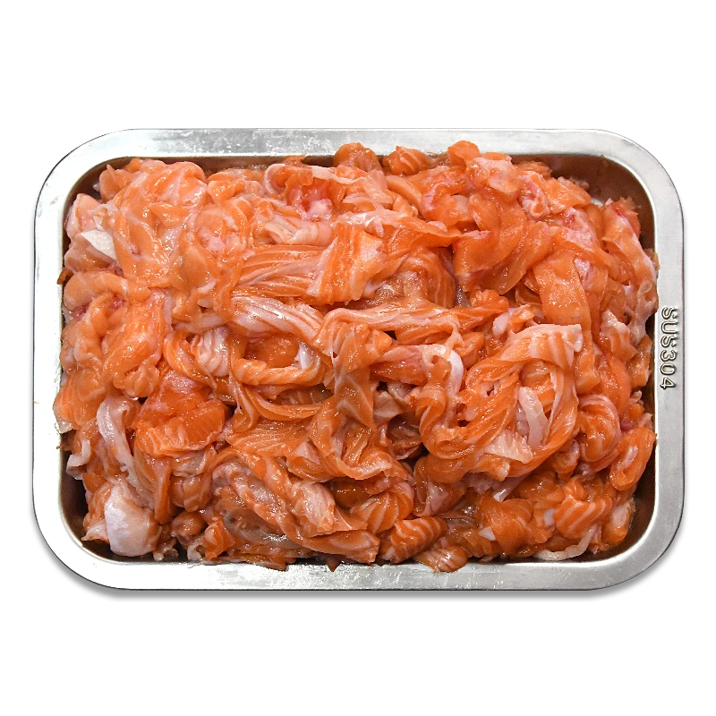 【怡鲜来】新鲜冷冻进口三文鱼碎肉1.8kg边角碎料 非刺身深海鱼