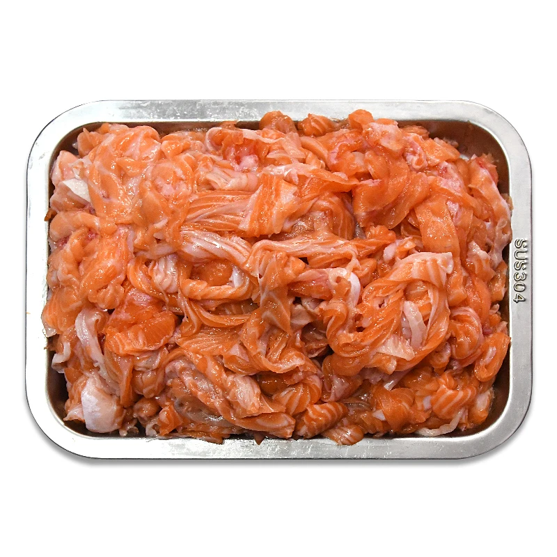 【大许专属】进口三文鱼碎料600g碎肉 中段鱼腩边角碎料偏白色肥