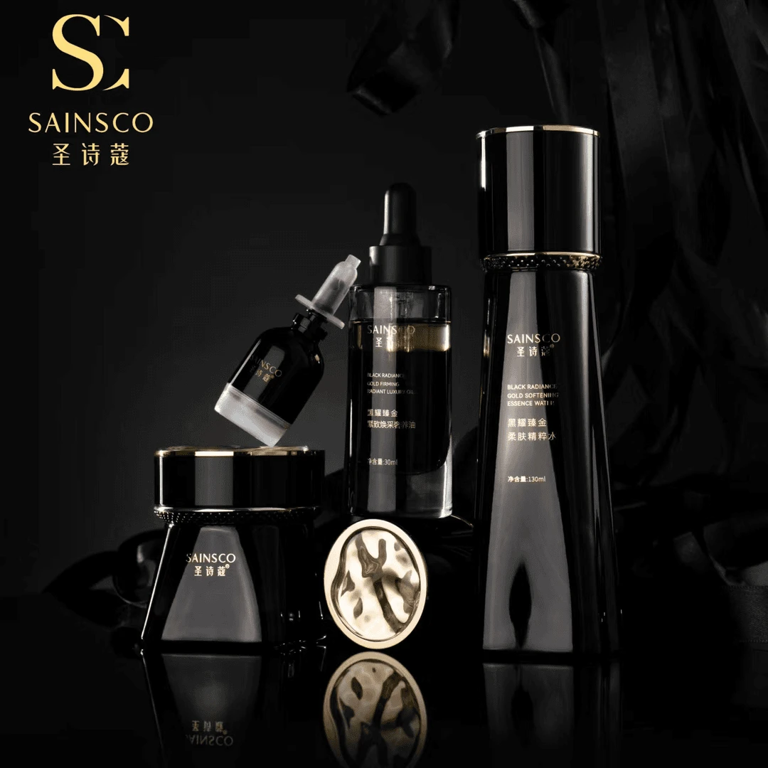 WANLI BUTTERFLY/蝶婉丽圣诗蔻黑耀臻金舒缓紧致套盒10件套