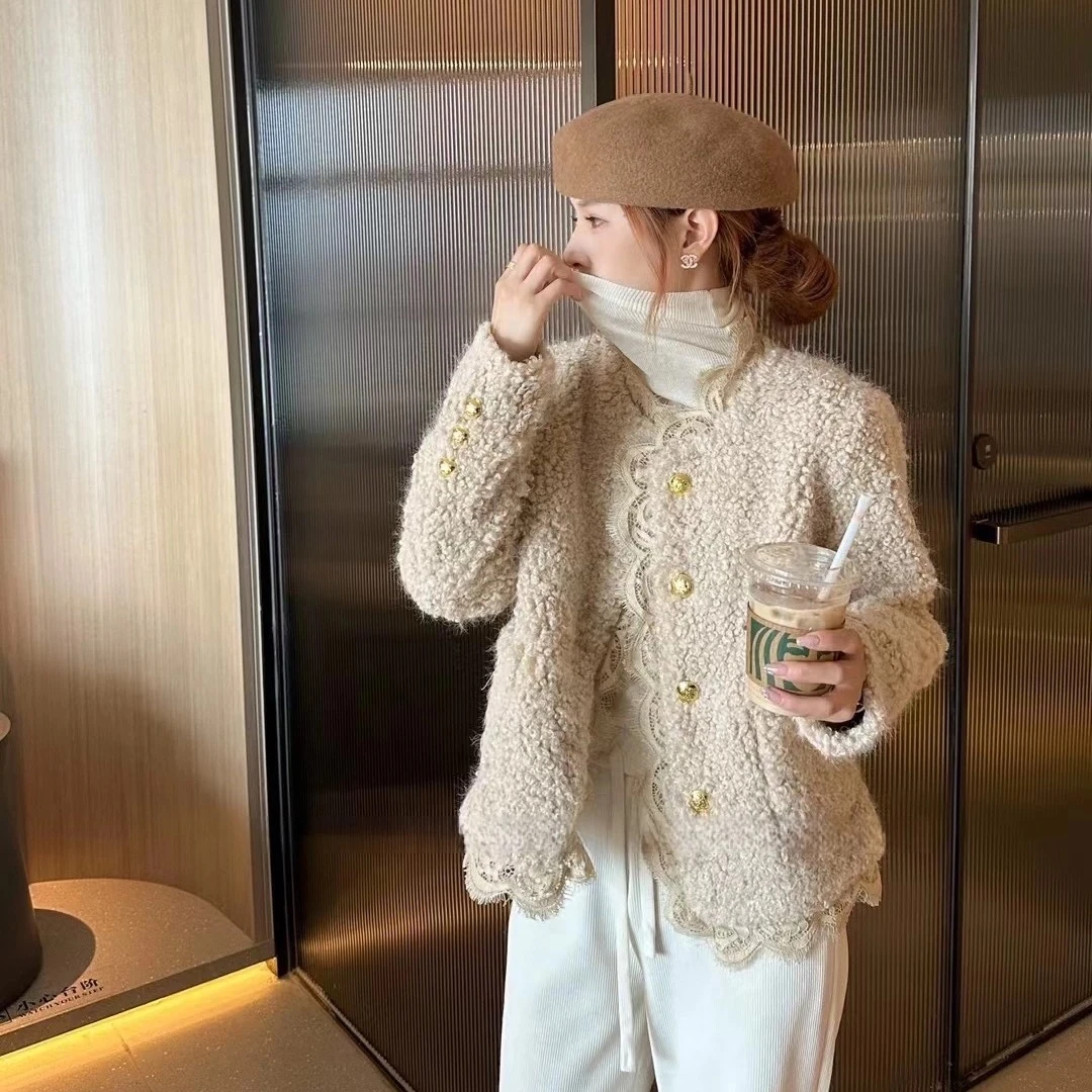 小香风小个子短款上衣新款秋冬温柔风外套870#0.1